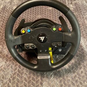 Black Racing Wheel Controller